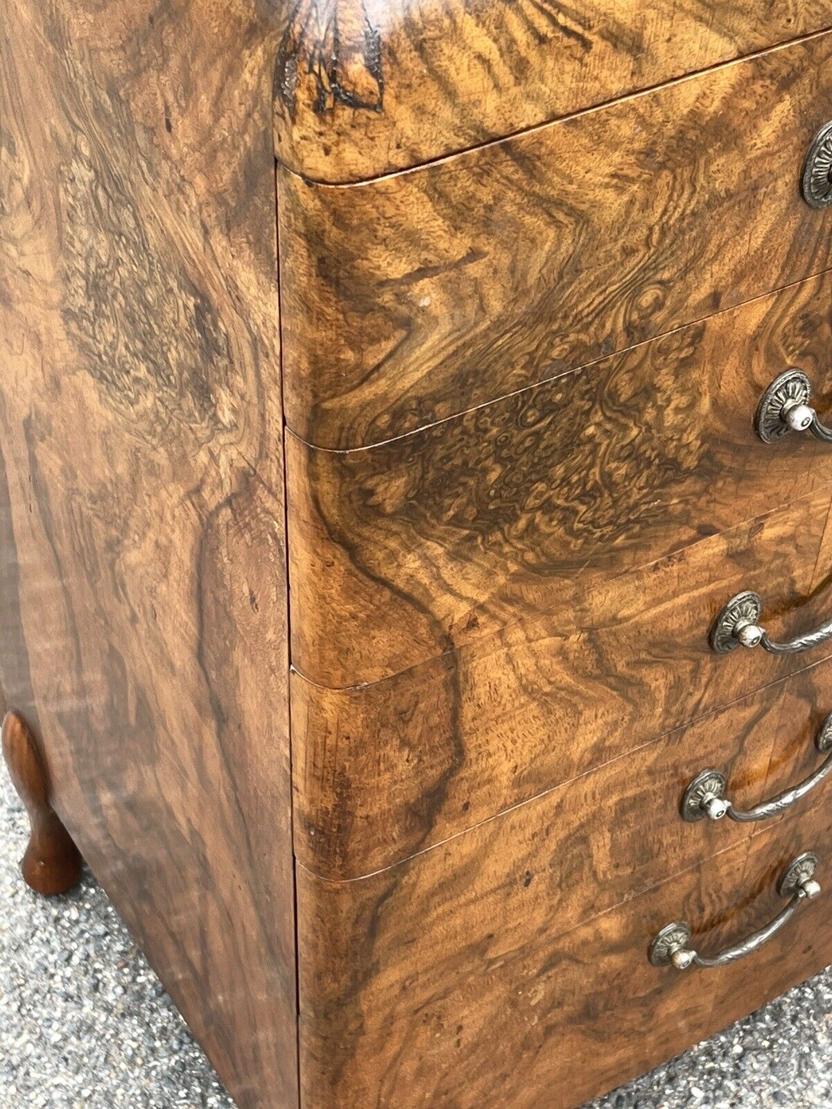 Art Deco Walnut Chest Of Drawers.Maurice Adams Of London W1. Amazing Quality.