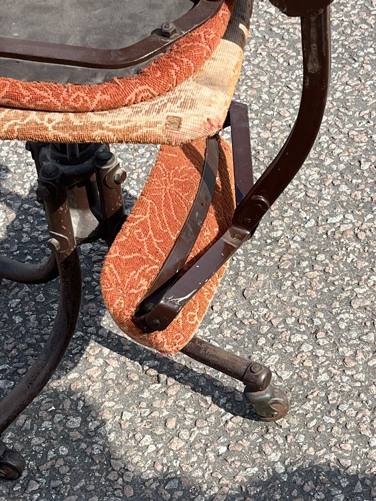 Pair Of Industrial Machinists Chairs, Extremely Good Quality. Fab Design