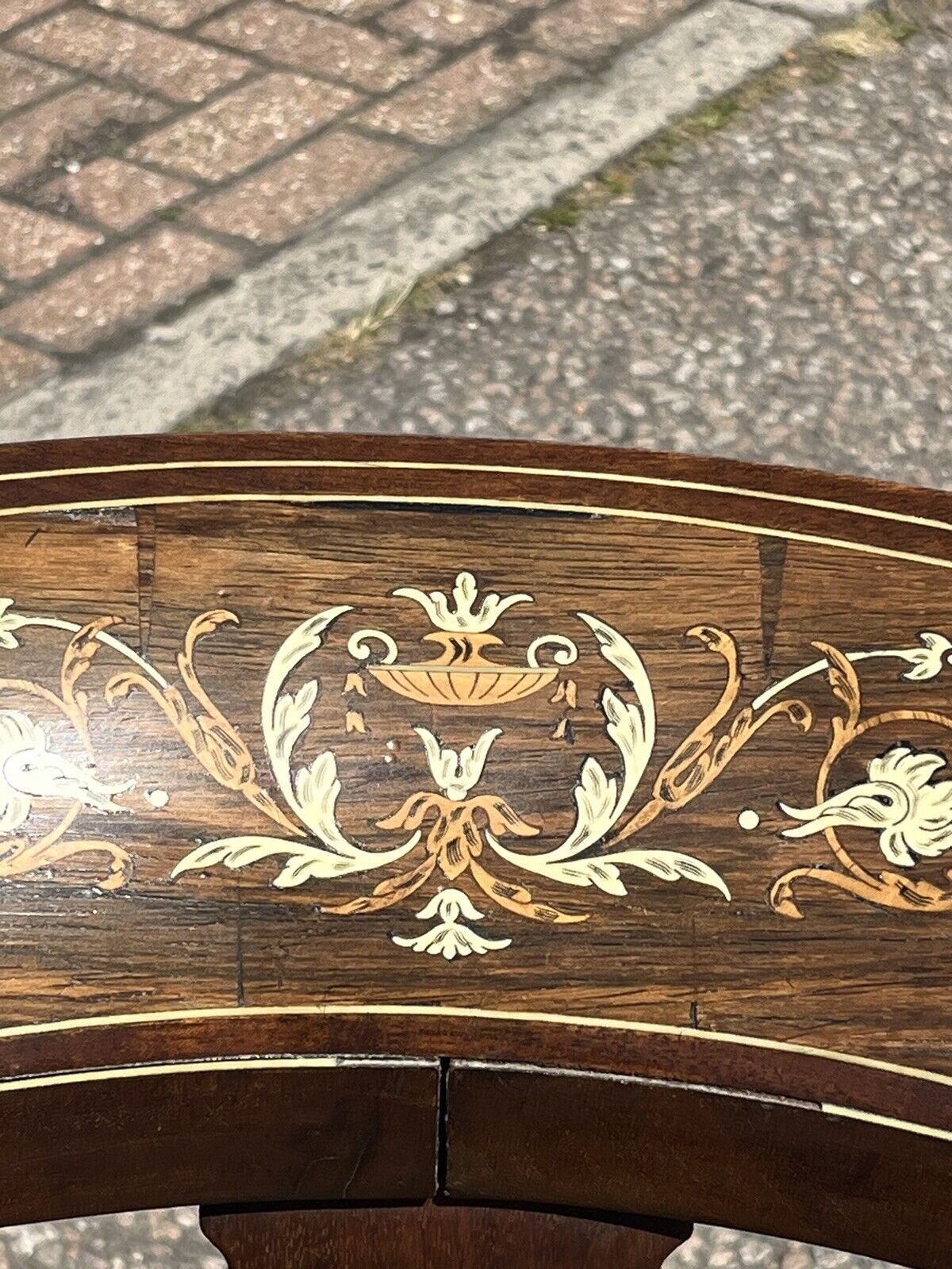 Edwardian Marquetries Inlaid Mahogany Armchair , Superb Quality.