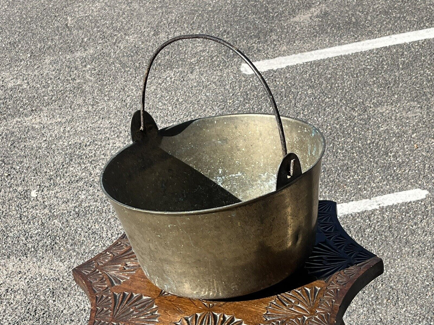 Victorian Brass Coal / Log Bucket.