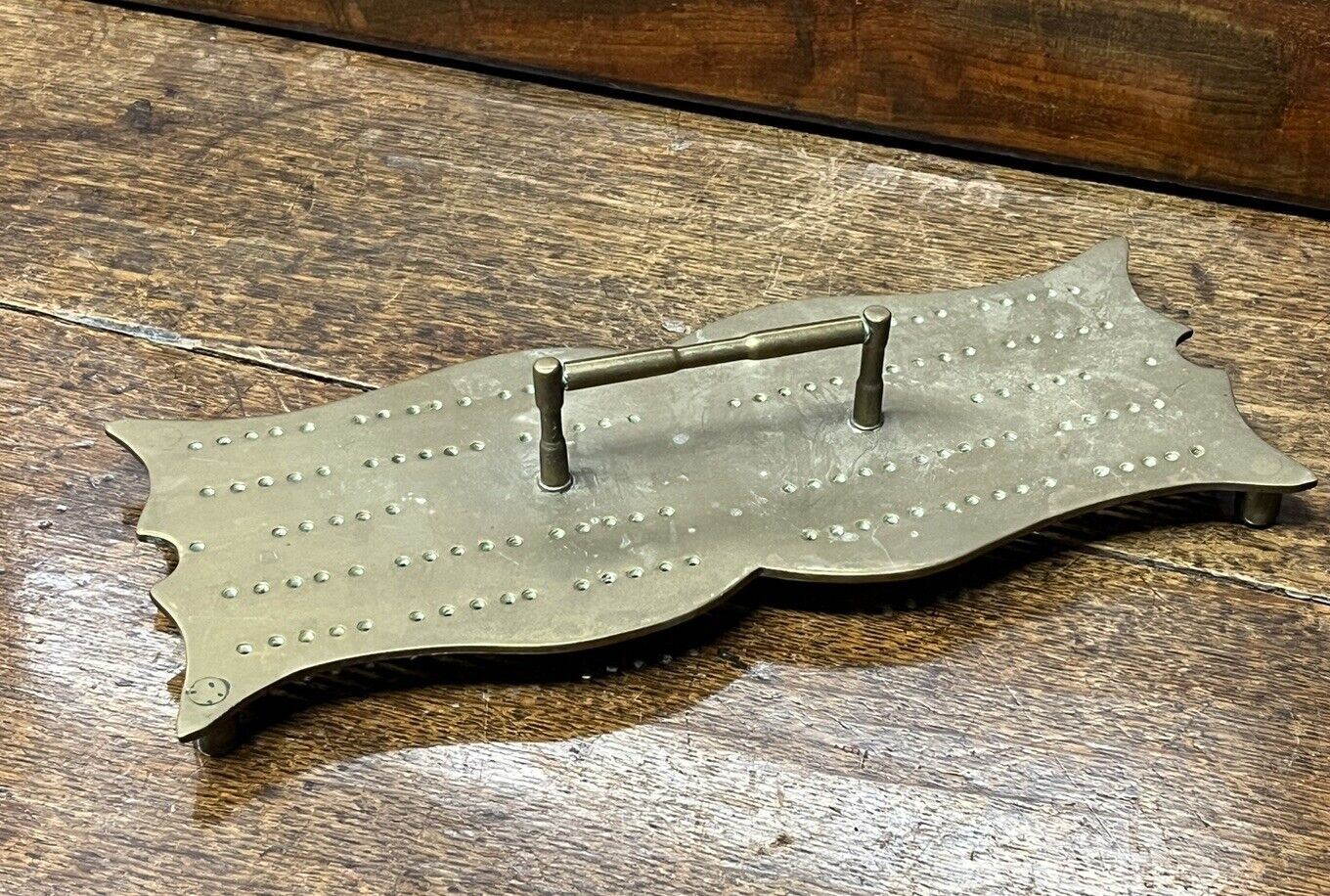 Brass Cribbage Board