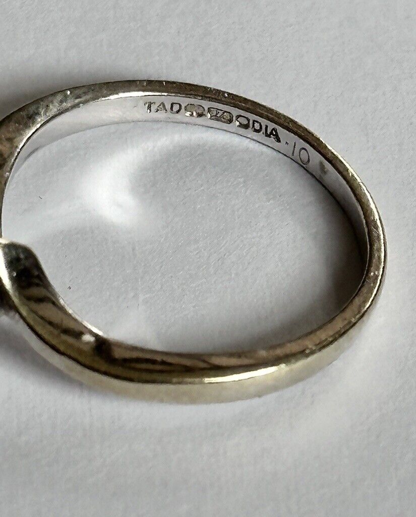 Vintage 9ct White Gold 0.10ct Solitaire Diamond Engagement Ring