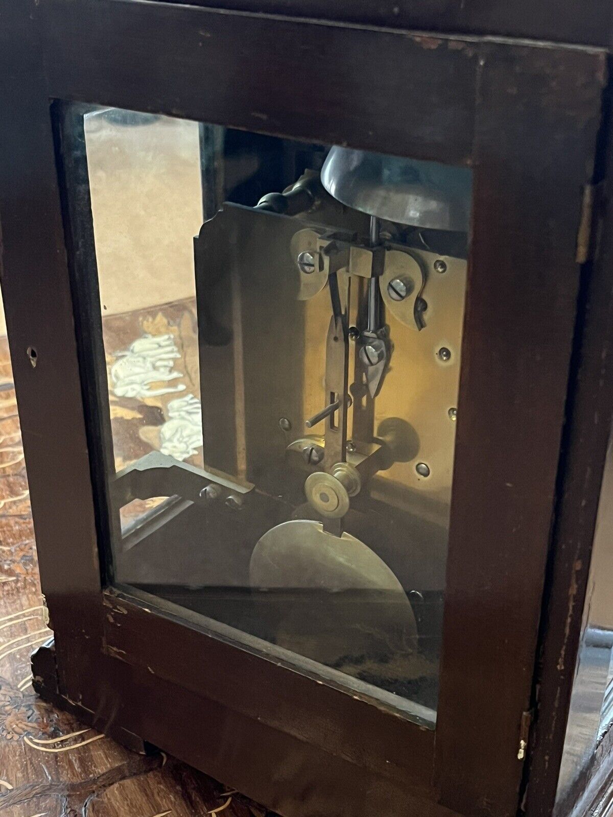 Antique Twin Fusee Bracket Clock