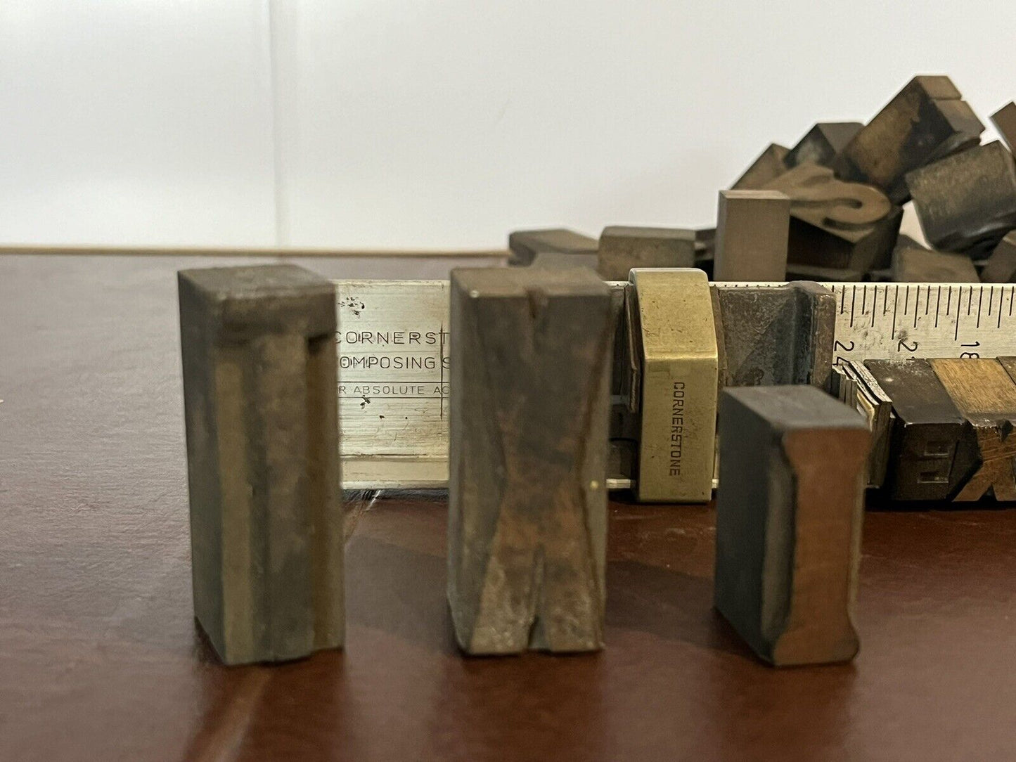 Printers Wooden Type Blocks