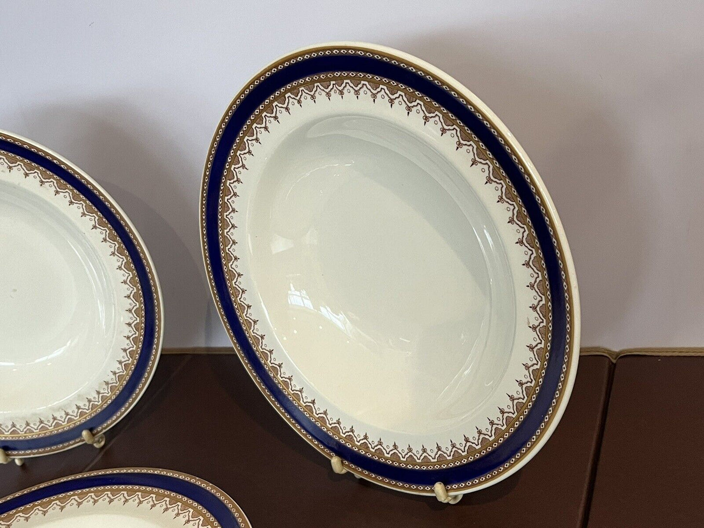 Royal Worcester Vitreous Soup Bowls 26 Cms Diameter