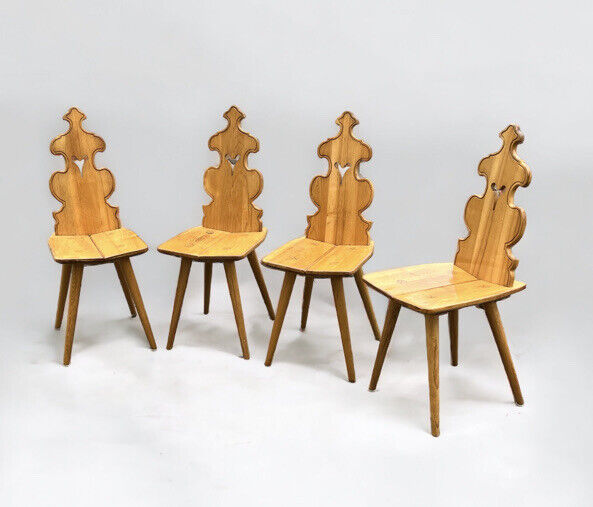 Mid-Century Ash Chairs. Superb Quality & Great Shape.
