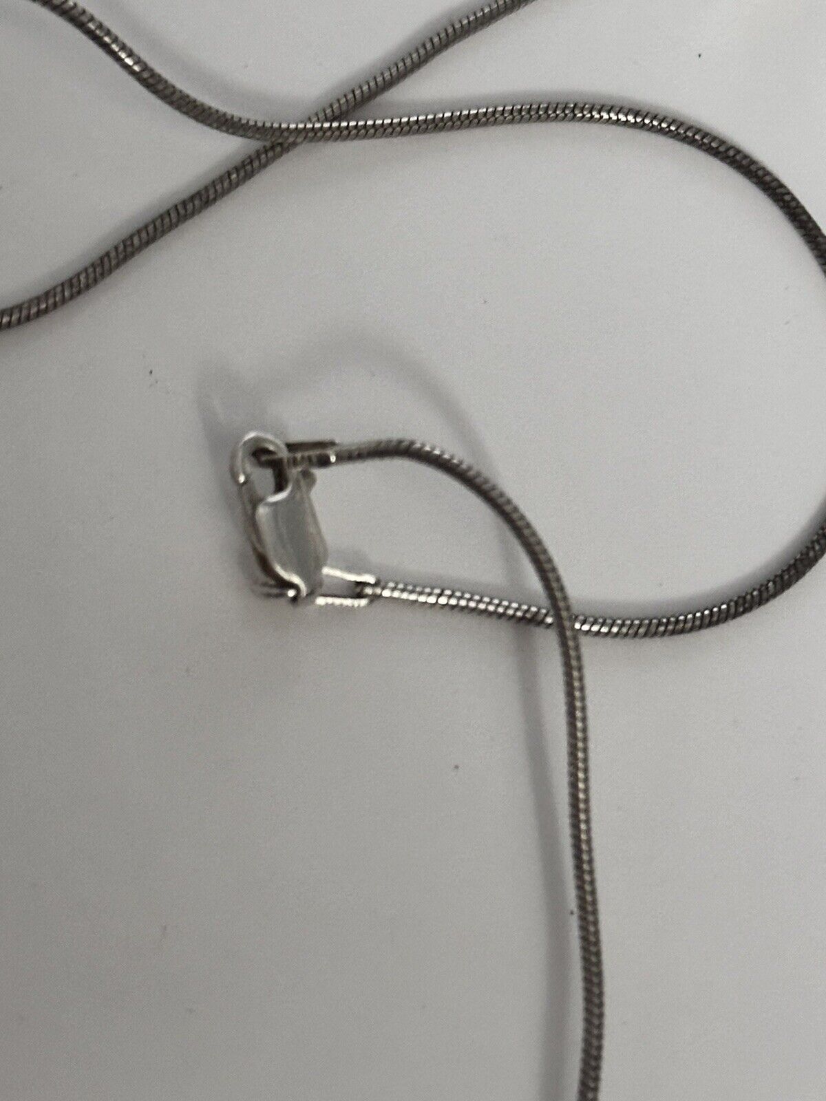Vintage Sterling Silver Dragons Breath Pendant Necklace Mexico