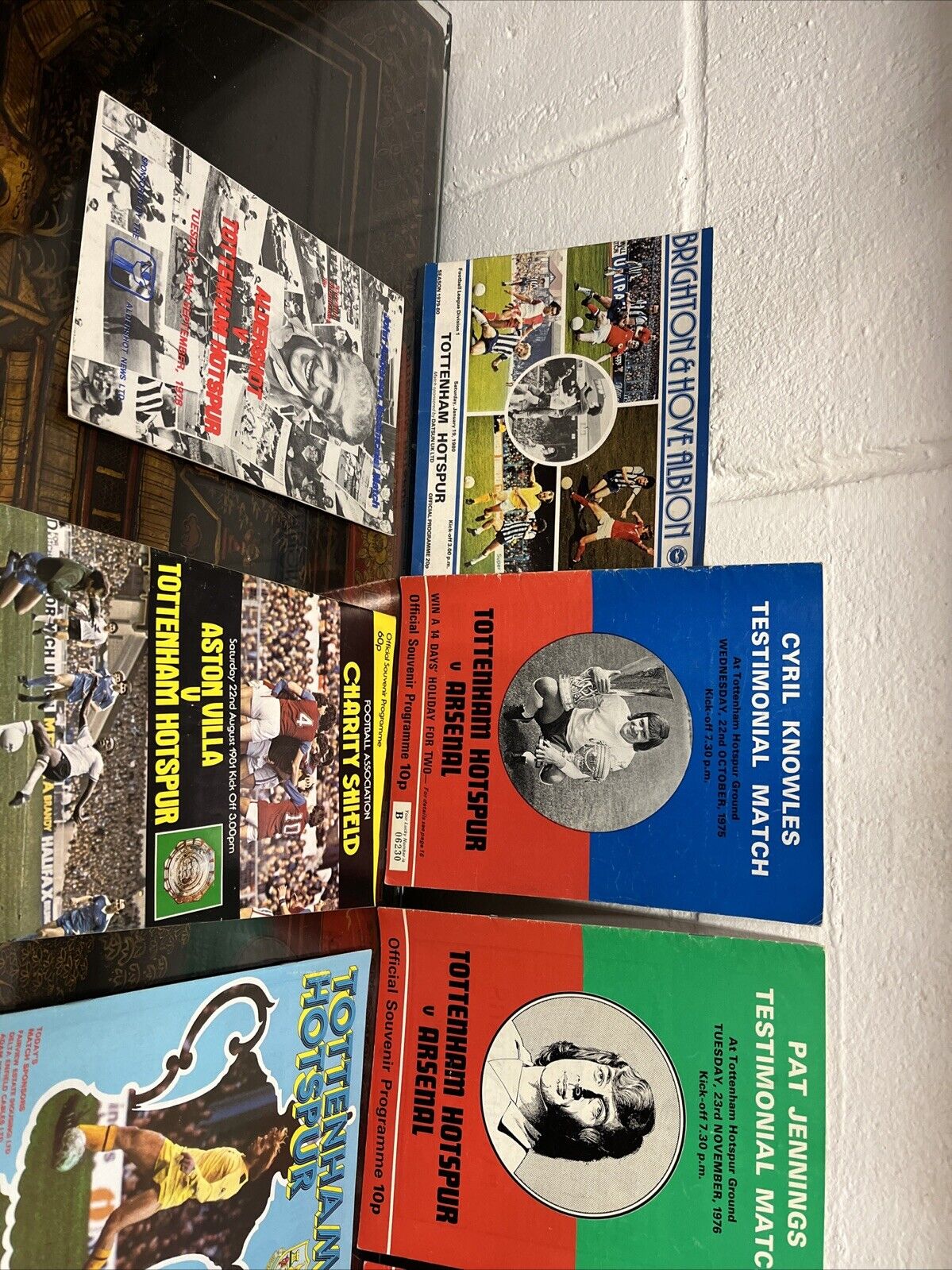 Tottenham Hotspur Testimonial & Away Programmes