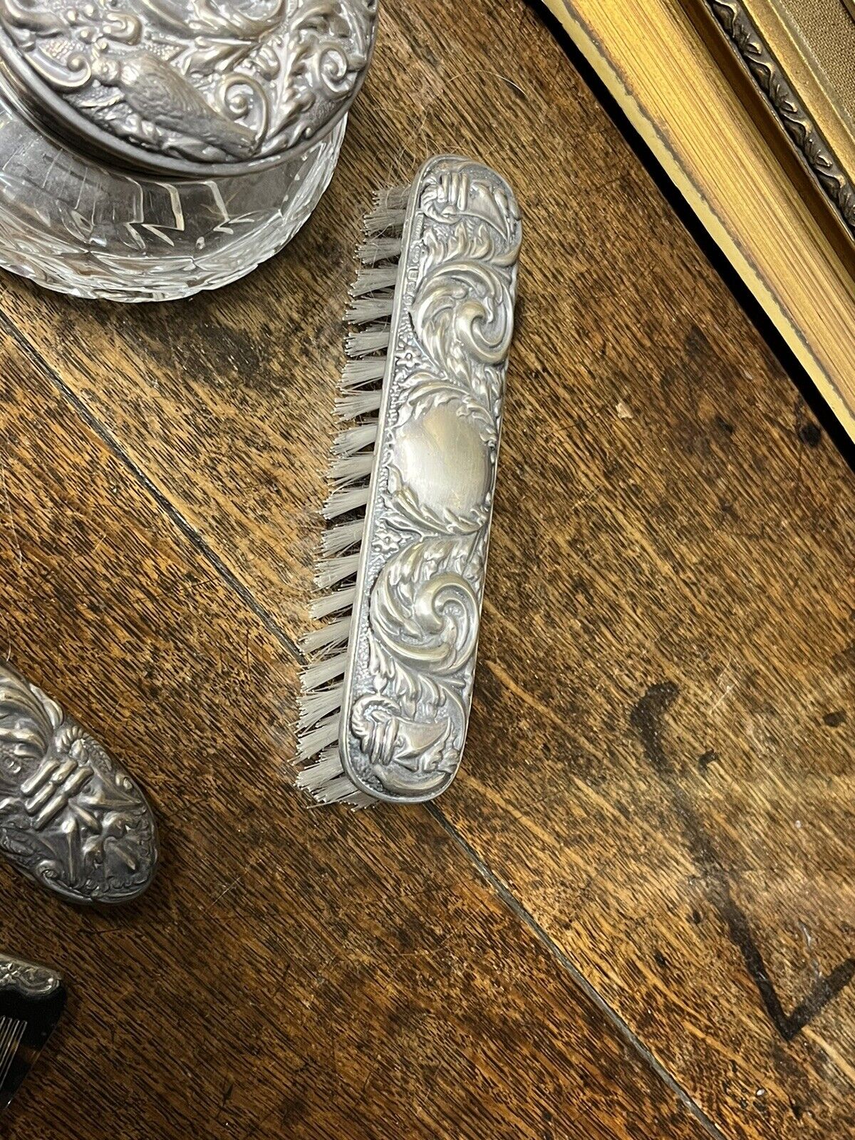 Silver Grooming Set. English Hallmarks