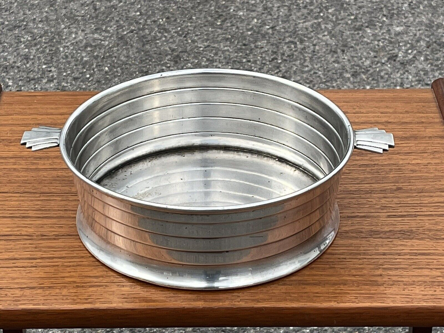 Art Deco Silver Plate Fruit Bowl.