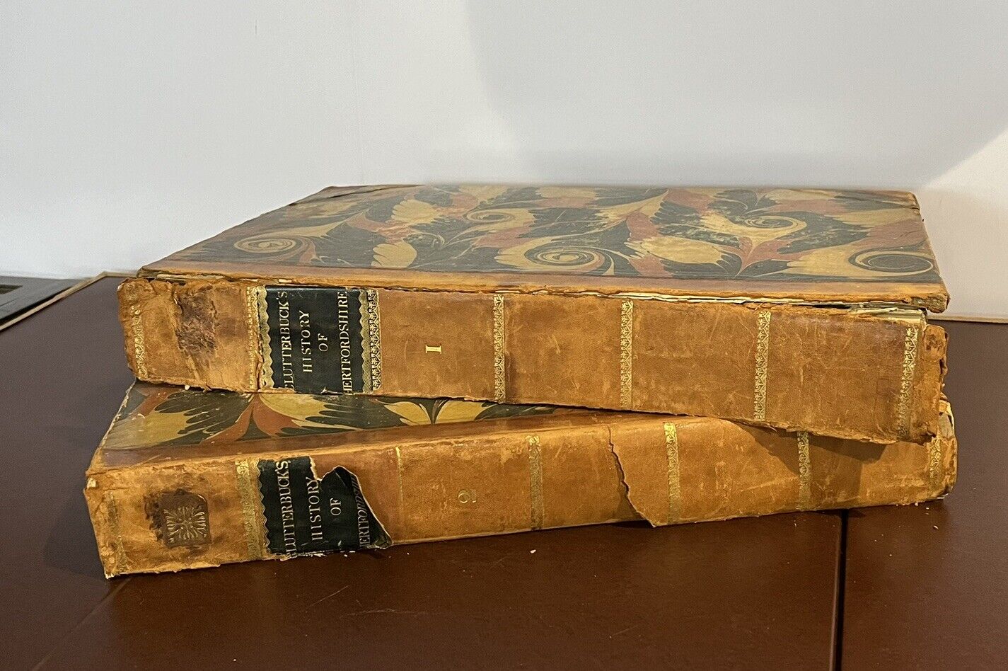 History Of Hertfordshire, Large Victorian Folio, By Clutterbucks. Vol 1&2