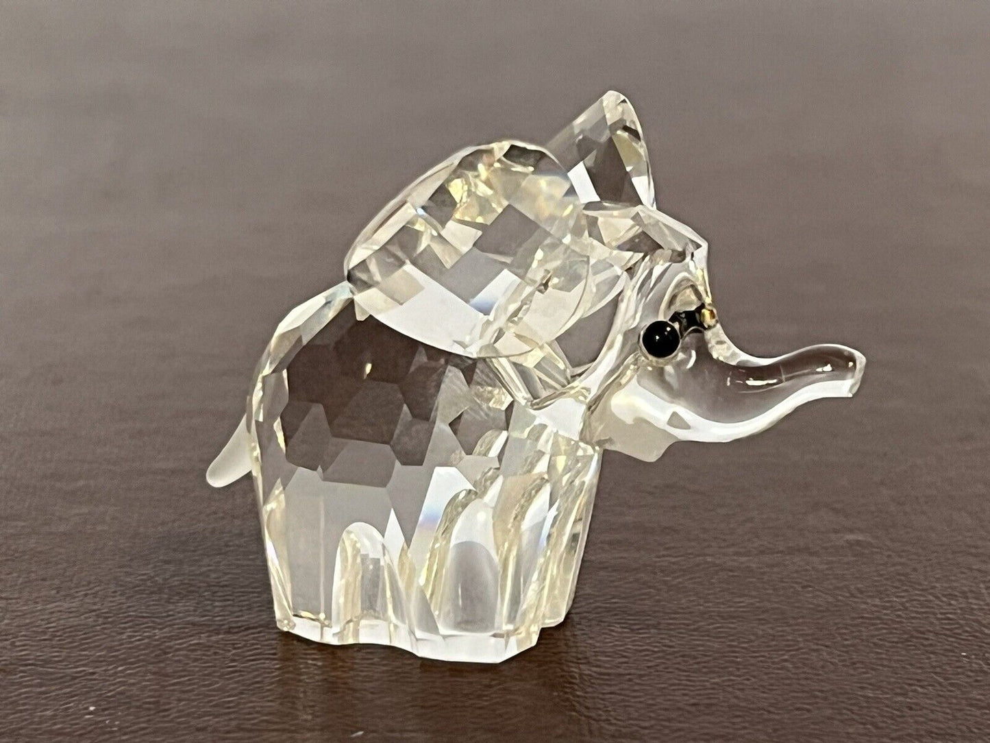 Swarovski Crystal Swan Signed Elephant