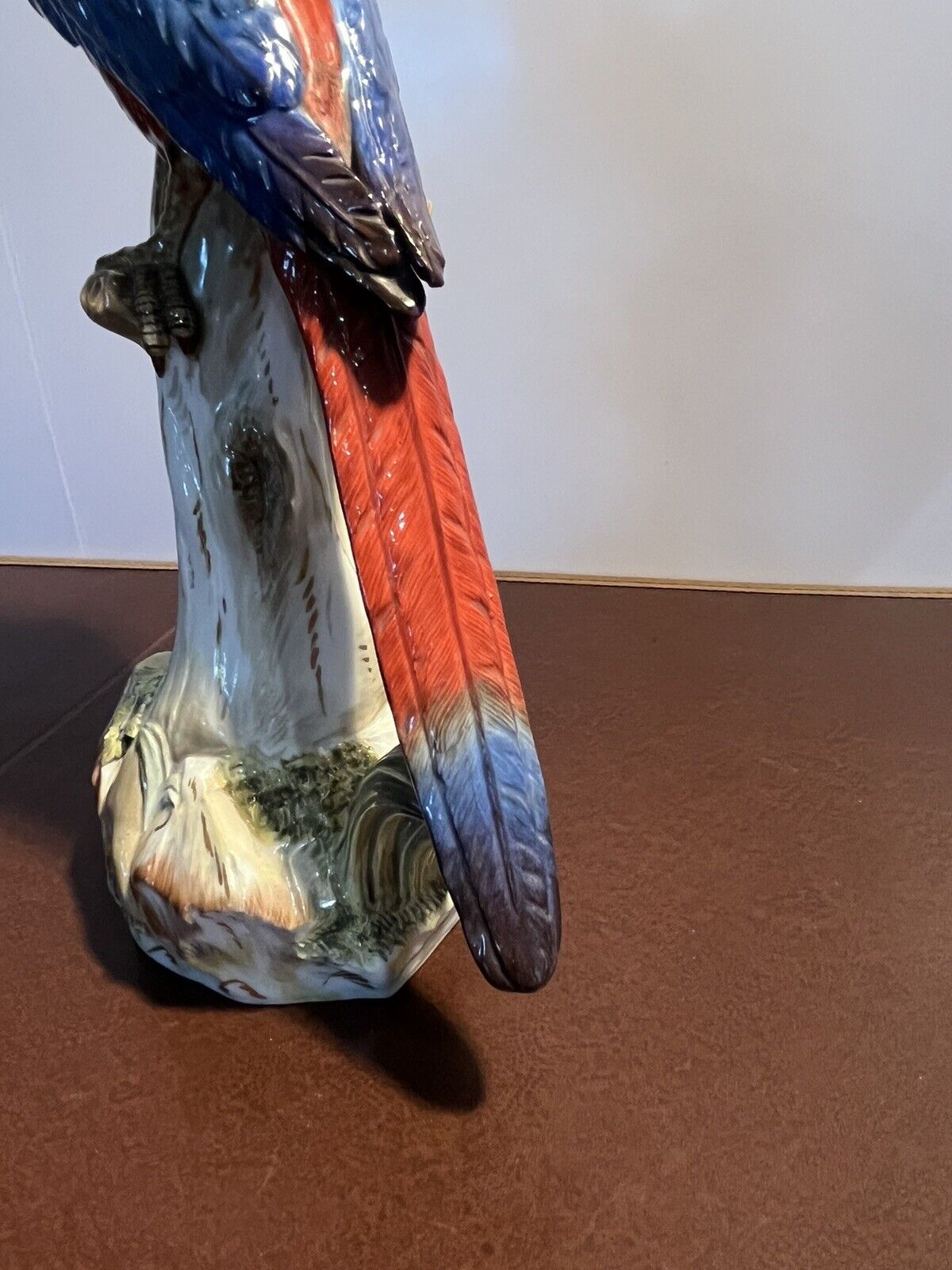 Meissen Parrot. Large In Size.