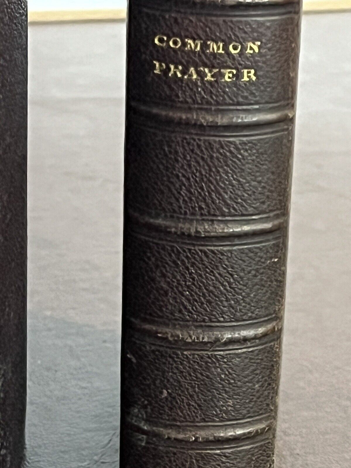 Victorian Leather Bound Sunday Lessons & Common Prayers Set.