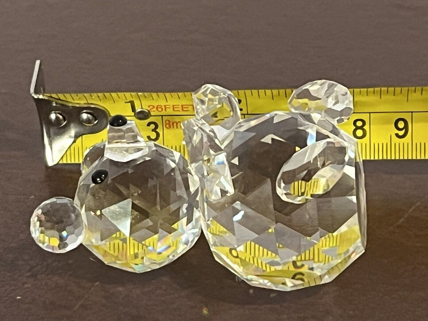 Swarovski Crystal Swan Signed Teddy Bear