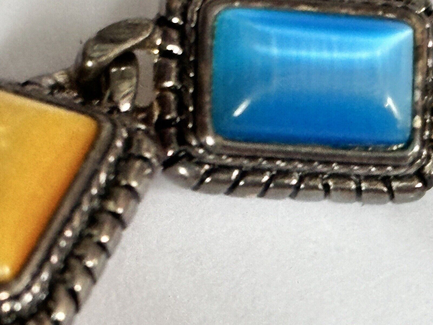 Vintage Multicoloured Satin Stone Bracelet