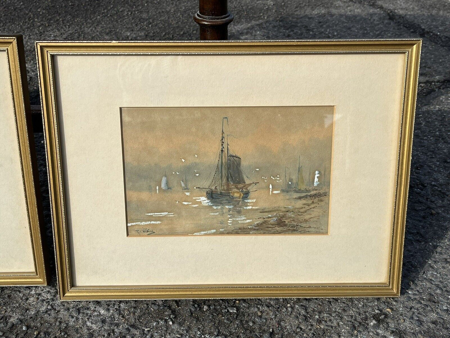 2 Marine/ Maritime Watercolours Paintings, Both Signed