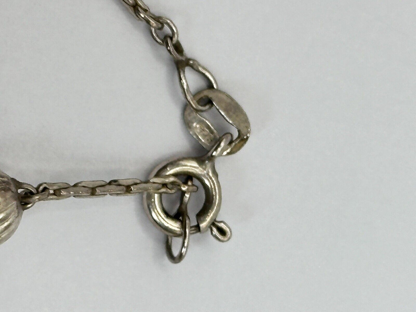 Vintage Silver 925 Balls On Chain Necklace