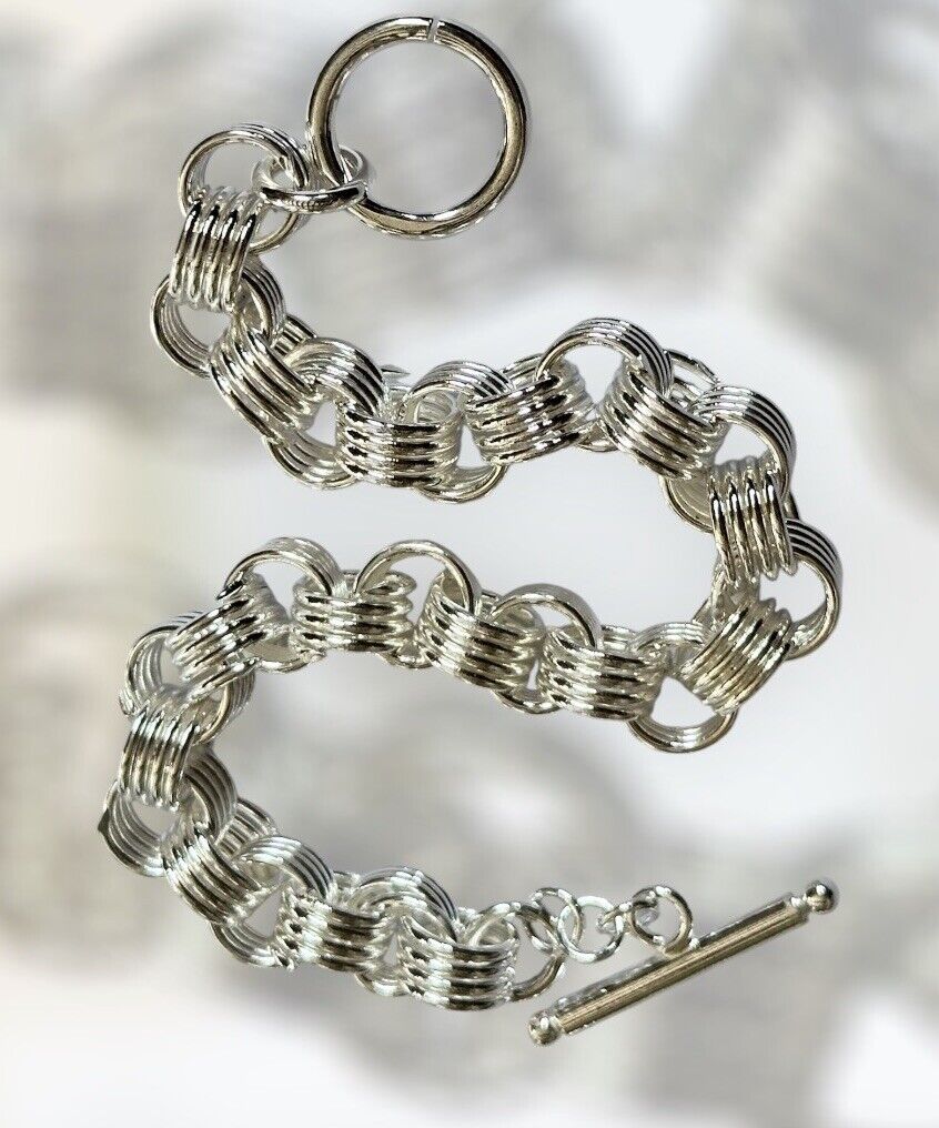 Silver 925 Chain Link Bracelet 28.05g