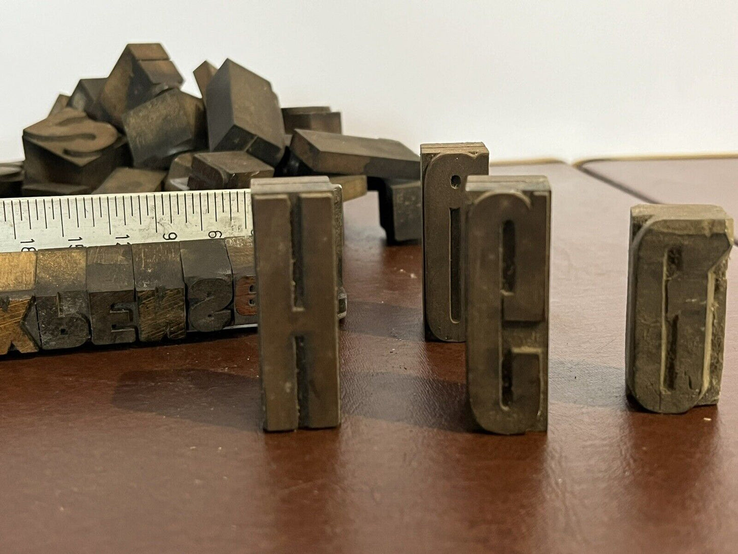 Printers Wooden Type Blocks