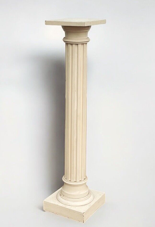 Corinthian Column, Painted Wood, Display Stand