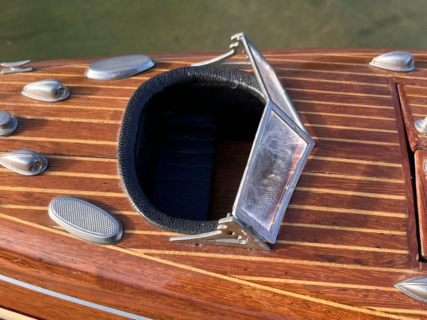 Large Highly Detailed Wooden Model Of A Boat