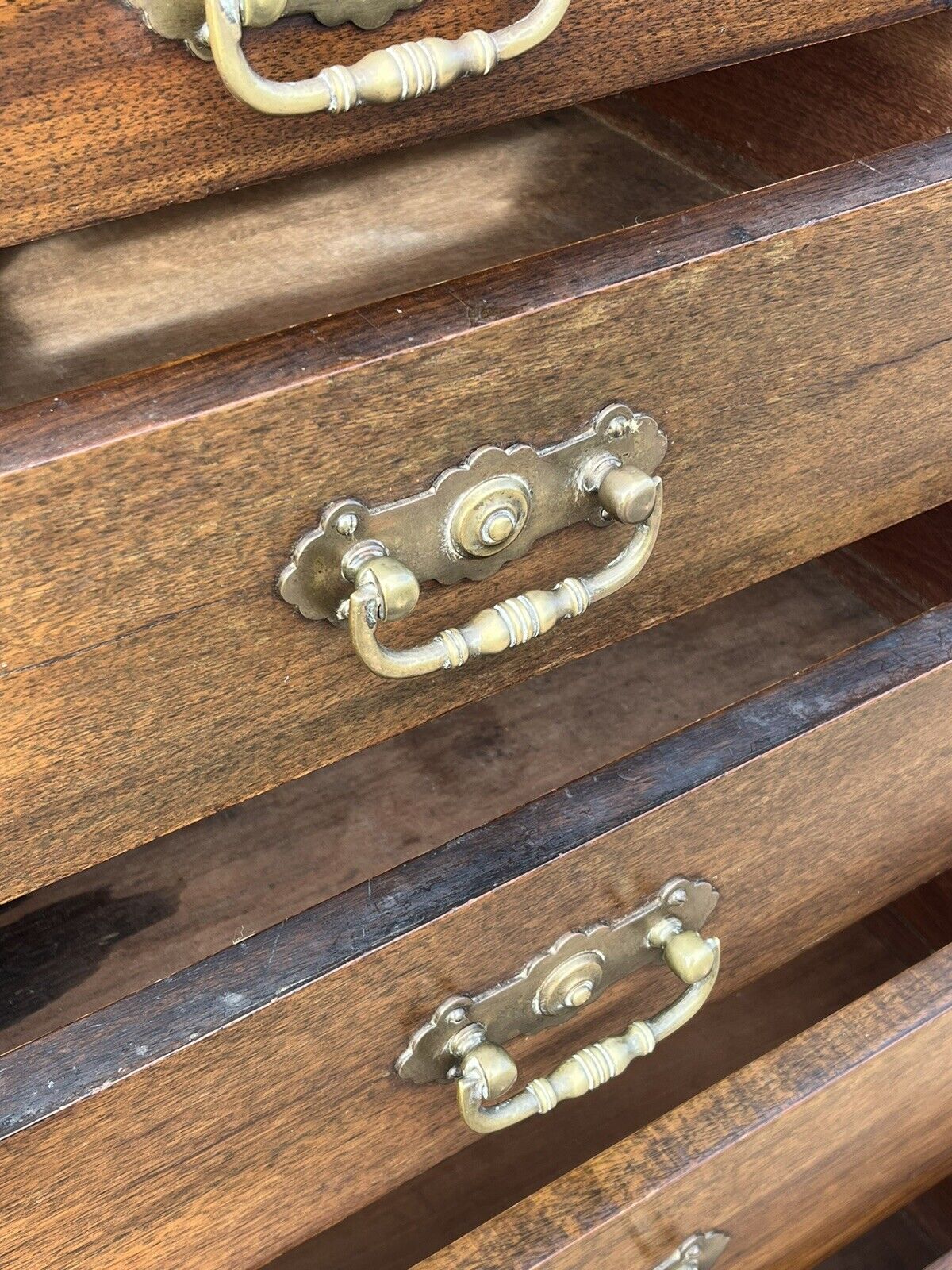 Edwardian Mahogany Wellington Chest. Large In Size
