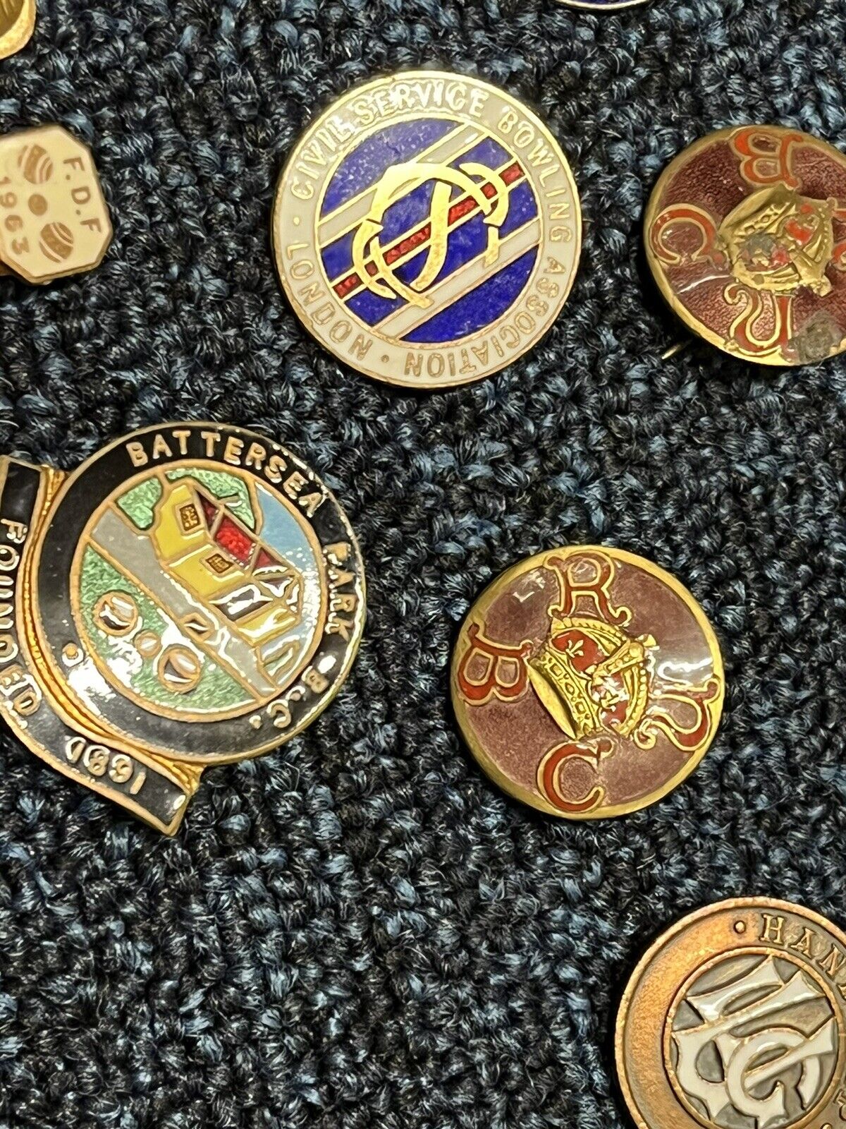 Bowls Club Badge Collection
