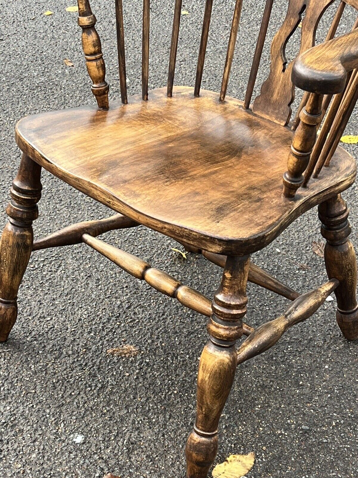 Oak Windsor Armchair.