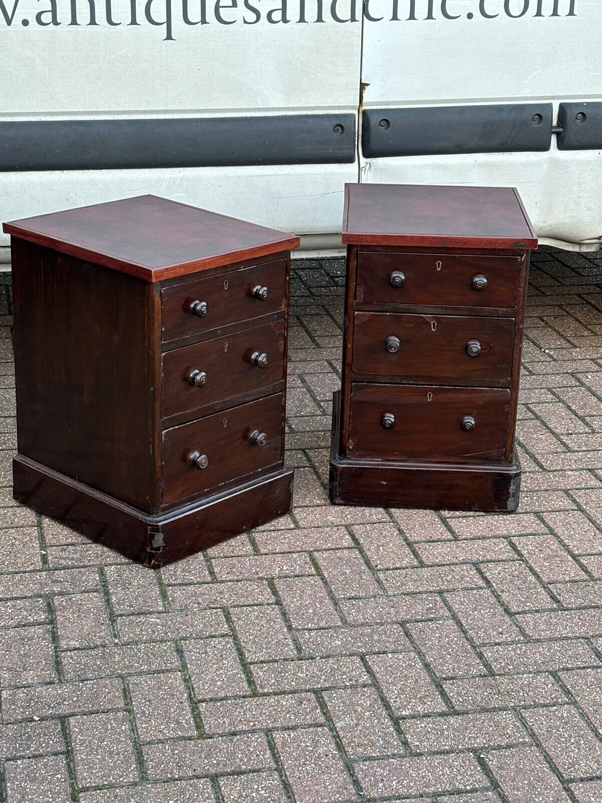 Pair Of Victorian Bedside Drawers