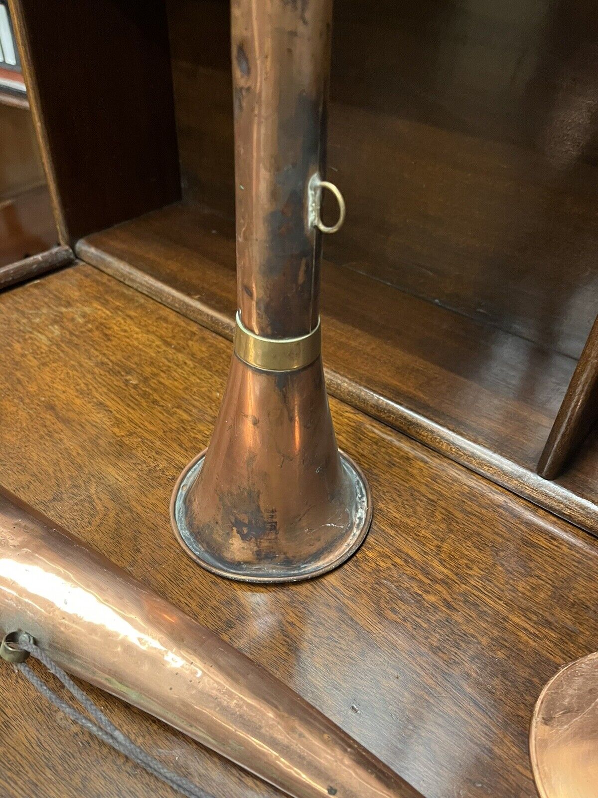 Collection Of 3 Copper Hunting Horns