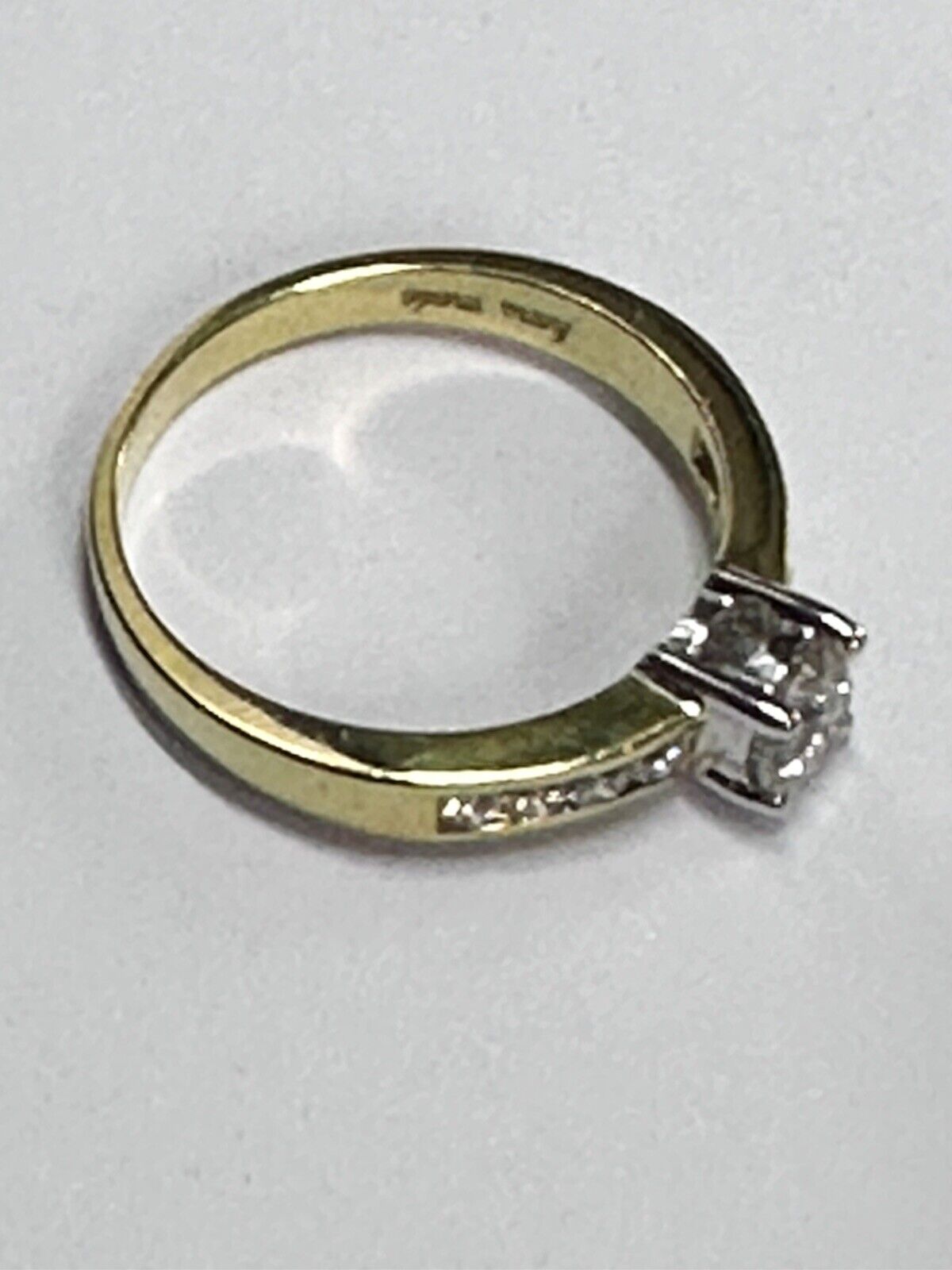 Vintage 18ct Gold 0.60ct Diamond Ring Boxed
