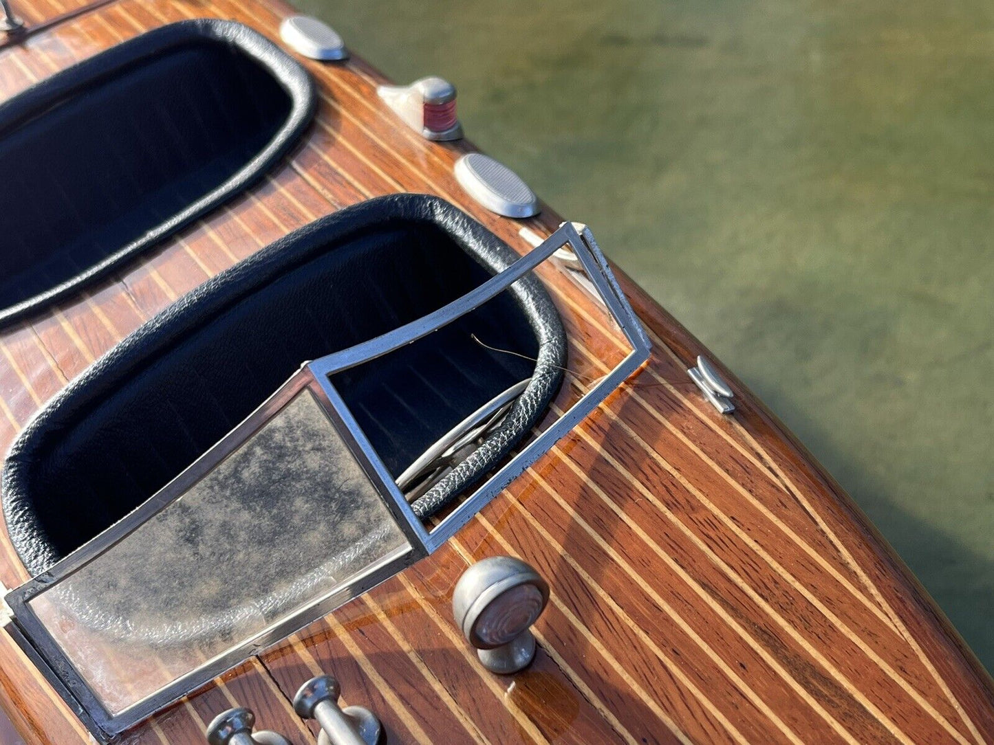 Large Highly Detailed Wooden Model Of A Boat