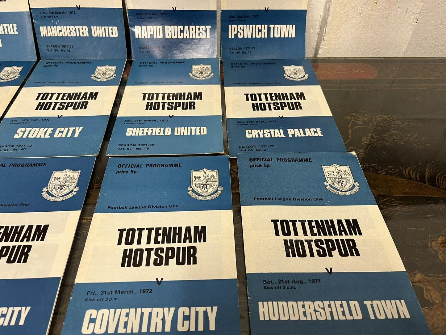 Tottenham Hotspur 1971-72 Season 23 Programmes