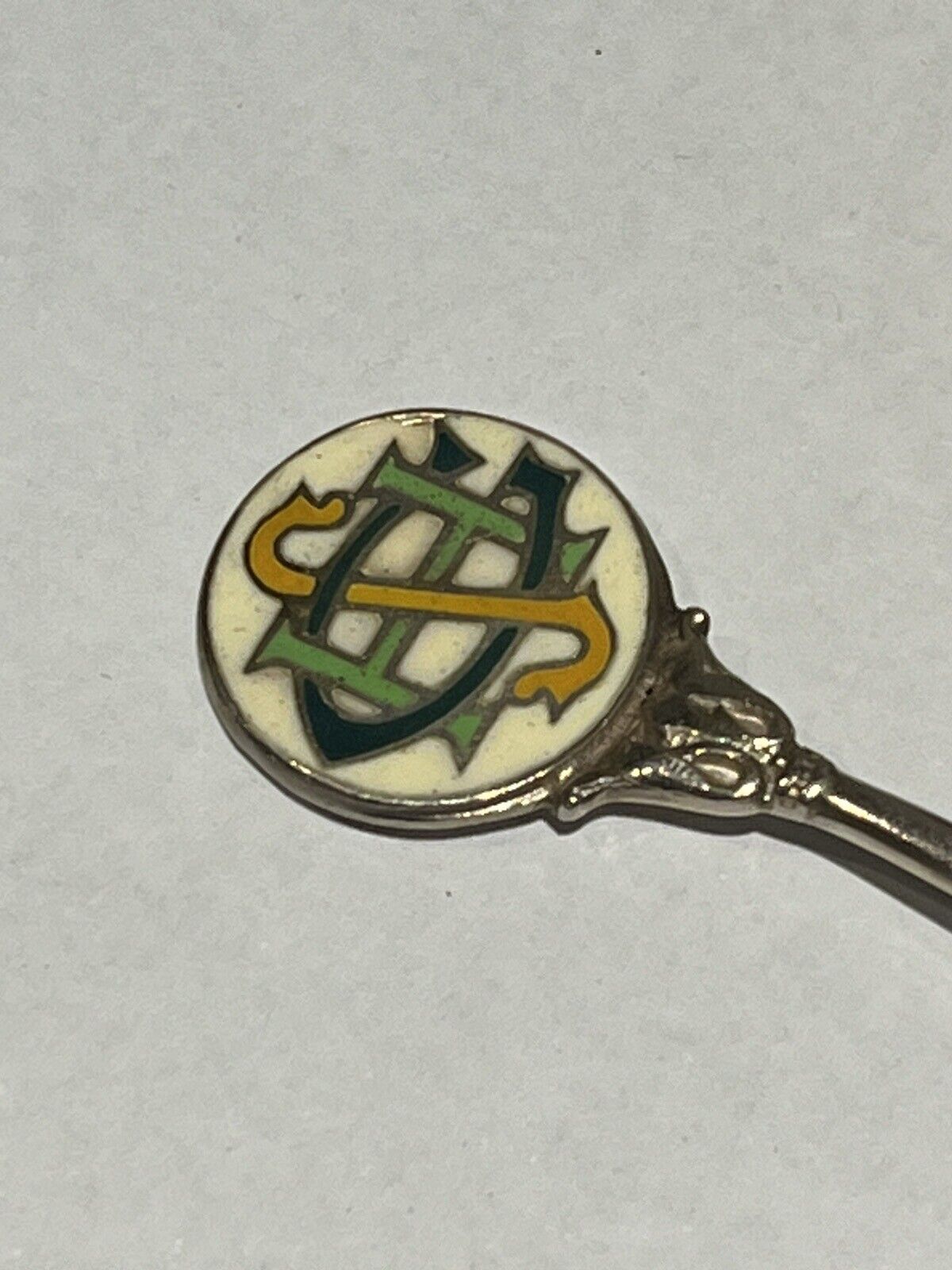 English Hallmarked Silver & Enamel Spoons