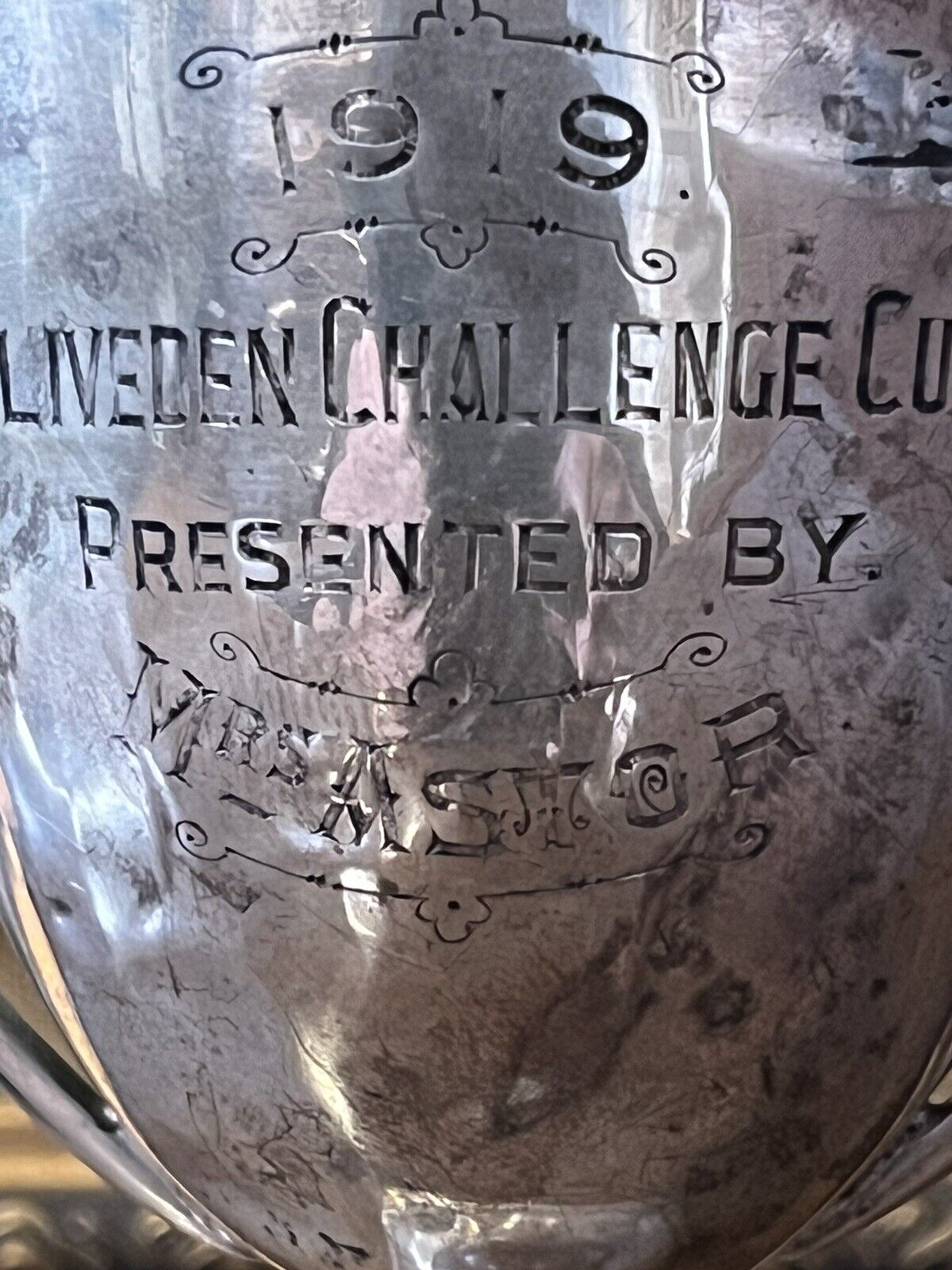 Suffragette Trophy. Nancy Astor: first Woman MP, Cliveden Garden Party Cup