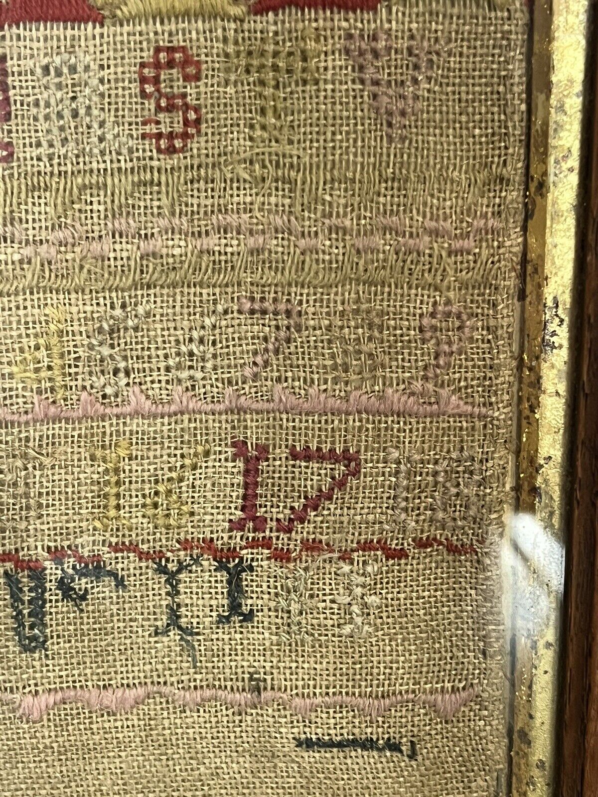 Georgian Framed Sampler