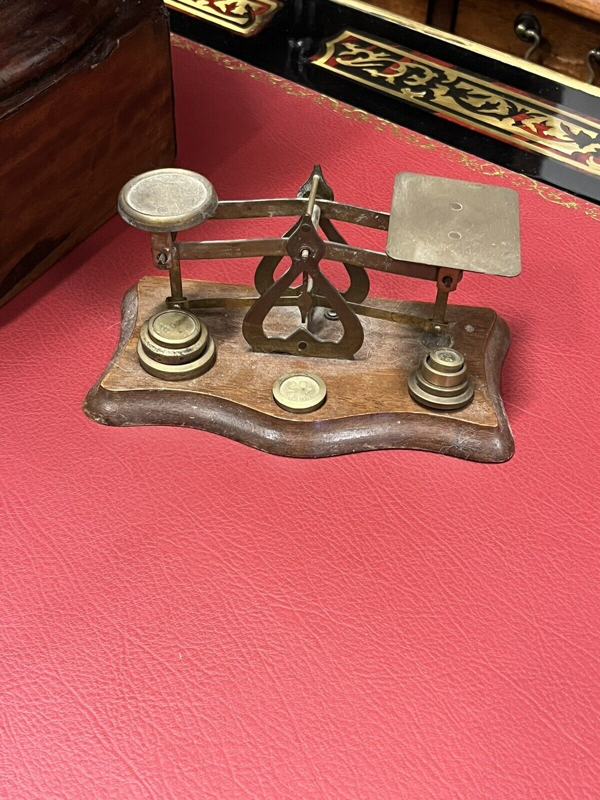 Antique Country House Letter/ Pillar Box, With Working Key & Lock. LARGE IN SIZE