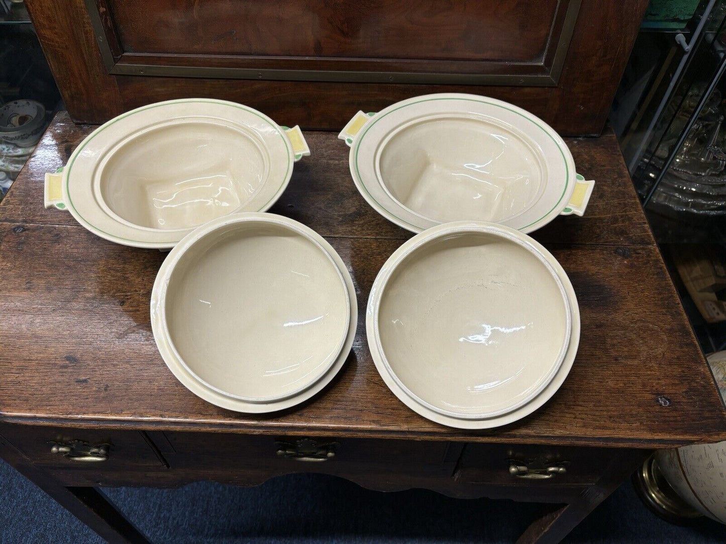 Art Deco Royal Doulton "Lynn" Pair Of Tureens