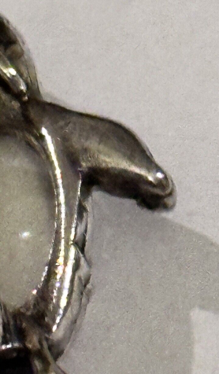 Vintage Rare Trifari “Alfred Philippe” Lucite Jelly Belly Marcasite Brooch