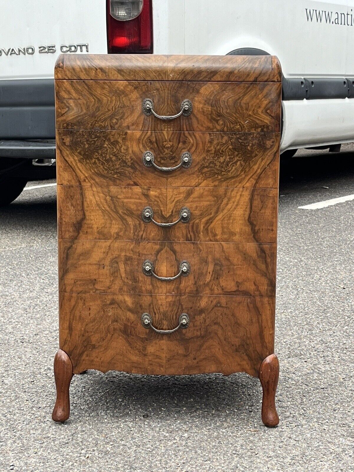 Art Deco Walnut Chest Of Drawers.Maurice Adams Of London W1. Amazing Quality.