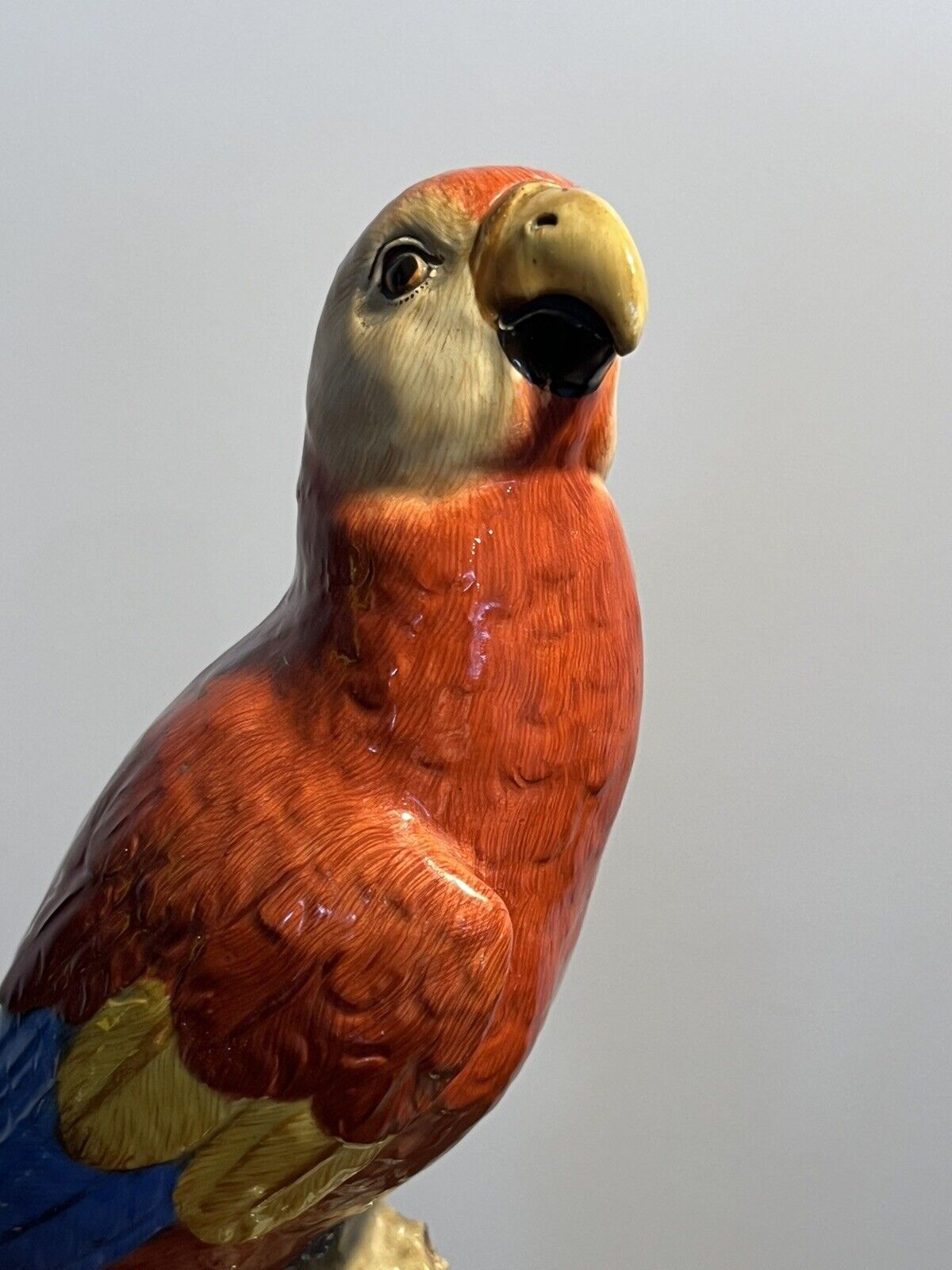 Meissen Parrot. Large In Size.