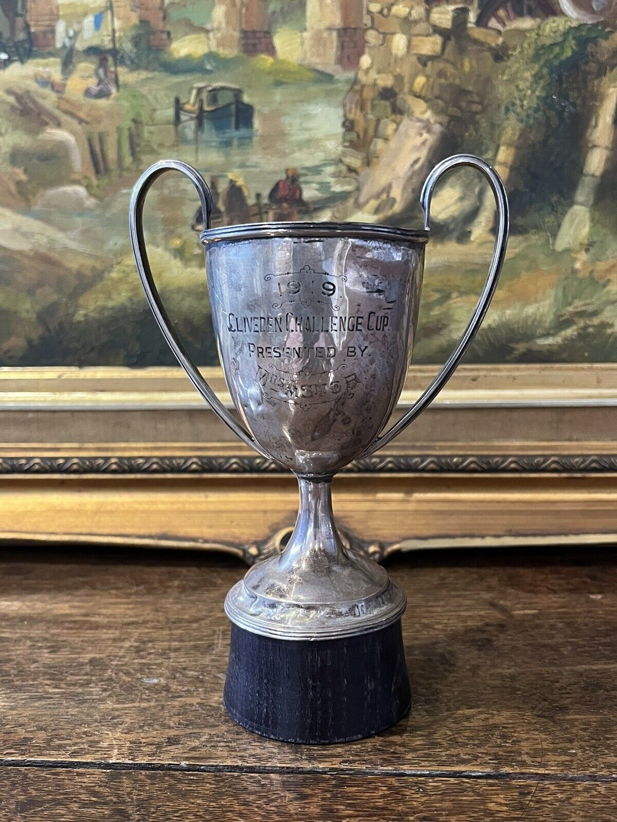 Suffragette Trophy. Nancy Astor: first Woman MP, Cliveden Garden Party Cup