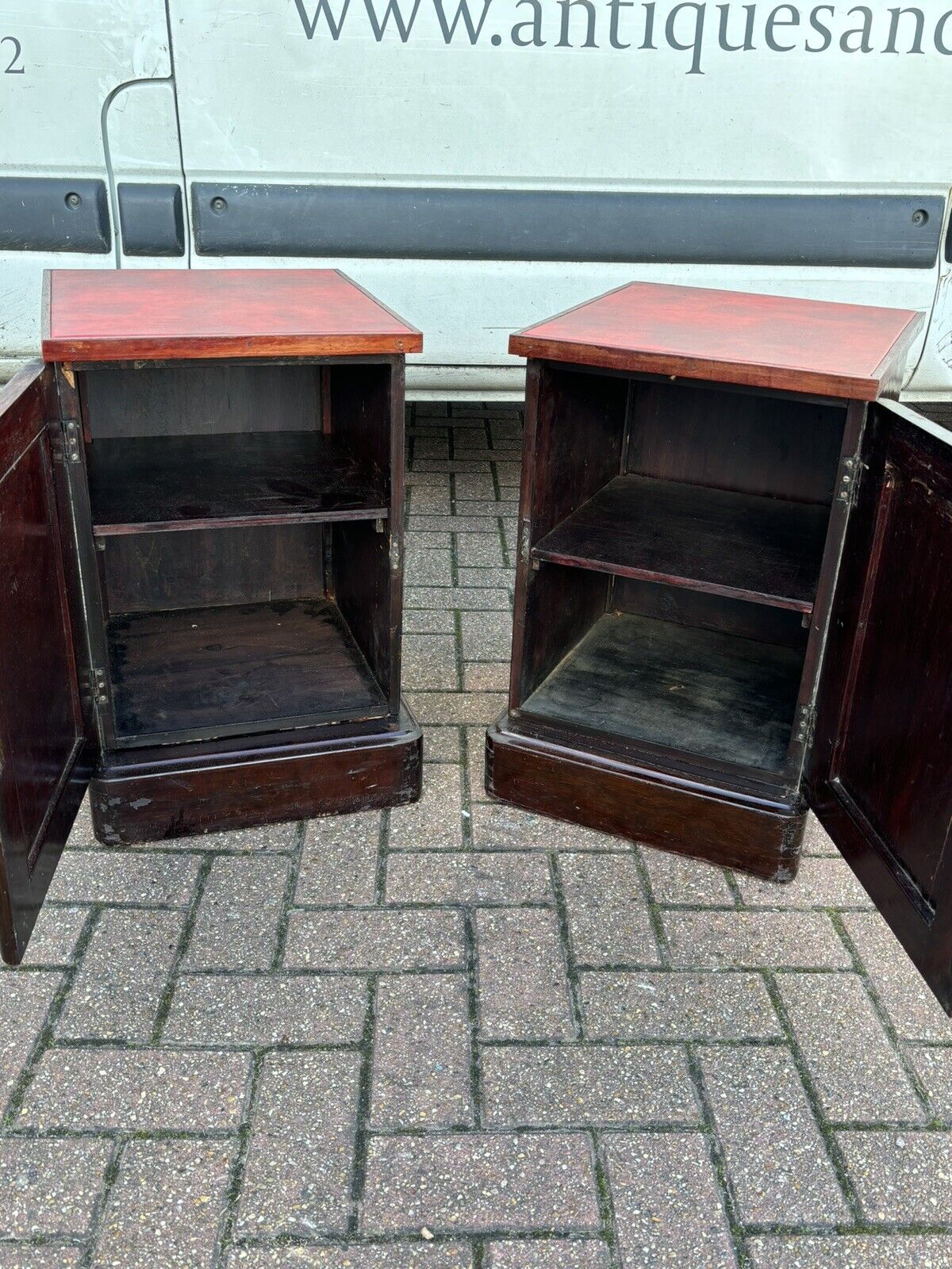 Pair Of Victorian Bedside Cabinets