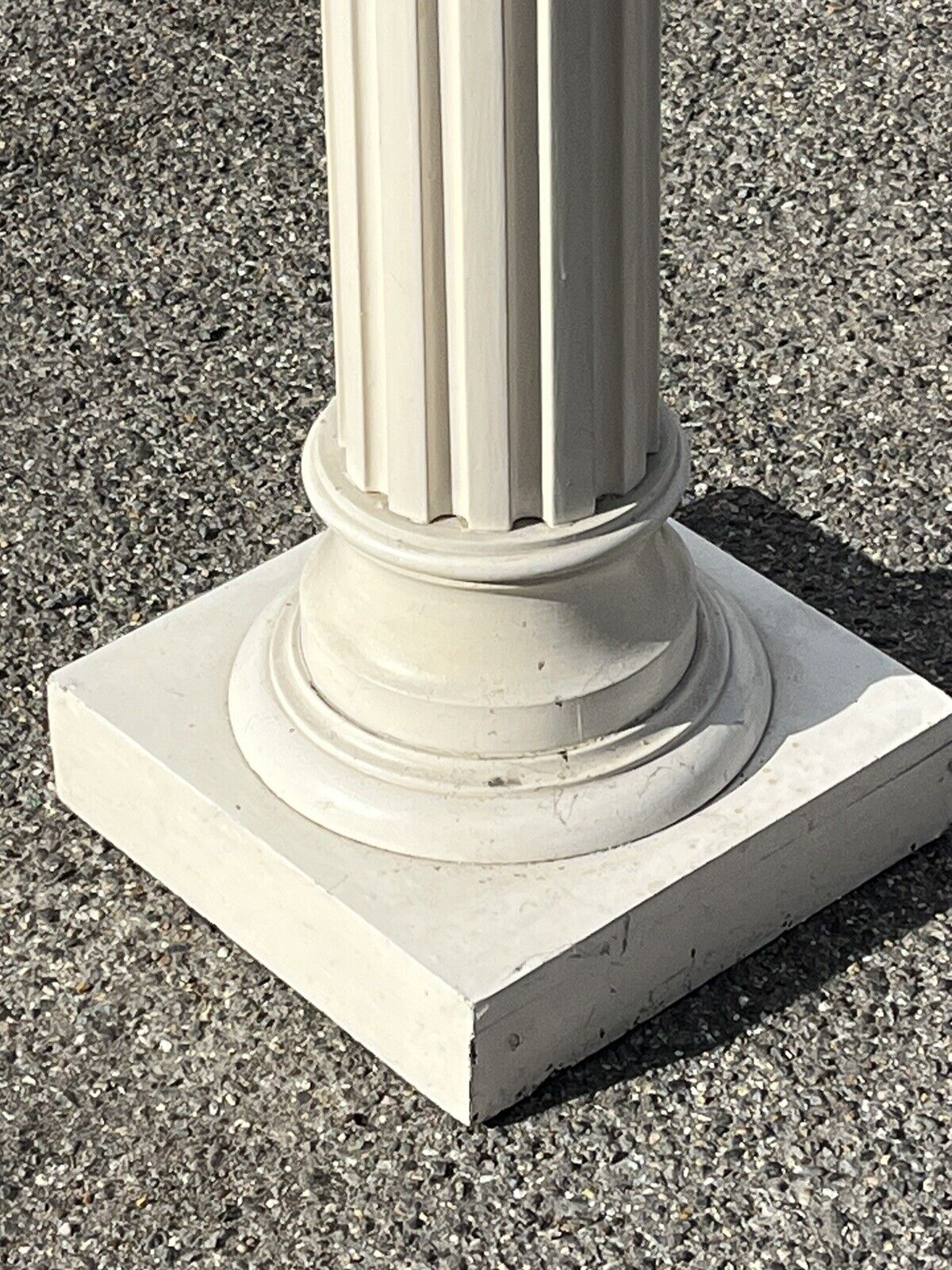 Corinthian Column, Painted Wood, Display Stand