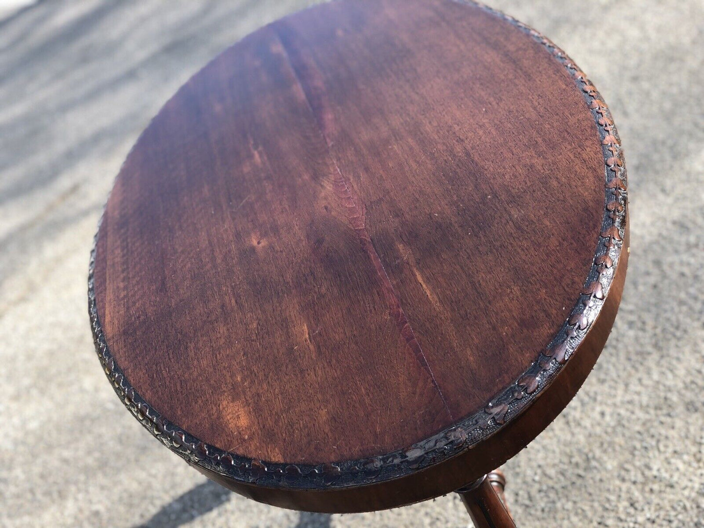 Victorian Mahogany Side Table / Hall Table, On Cabriole Feet