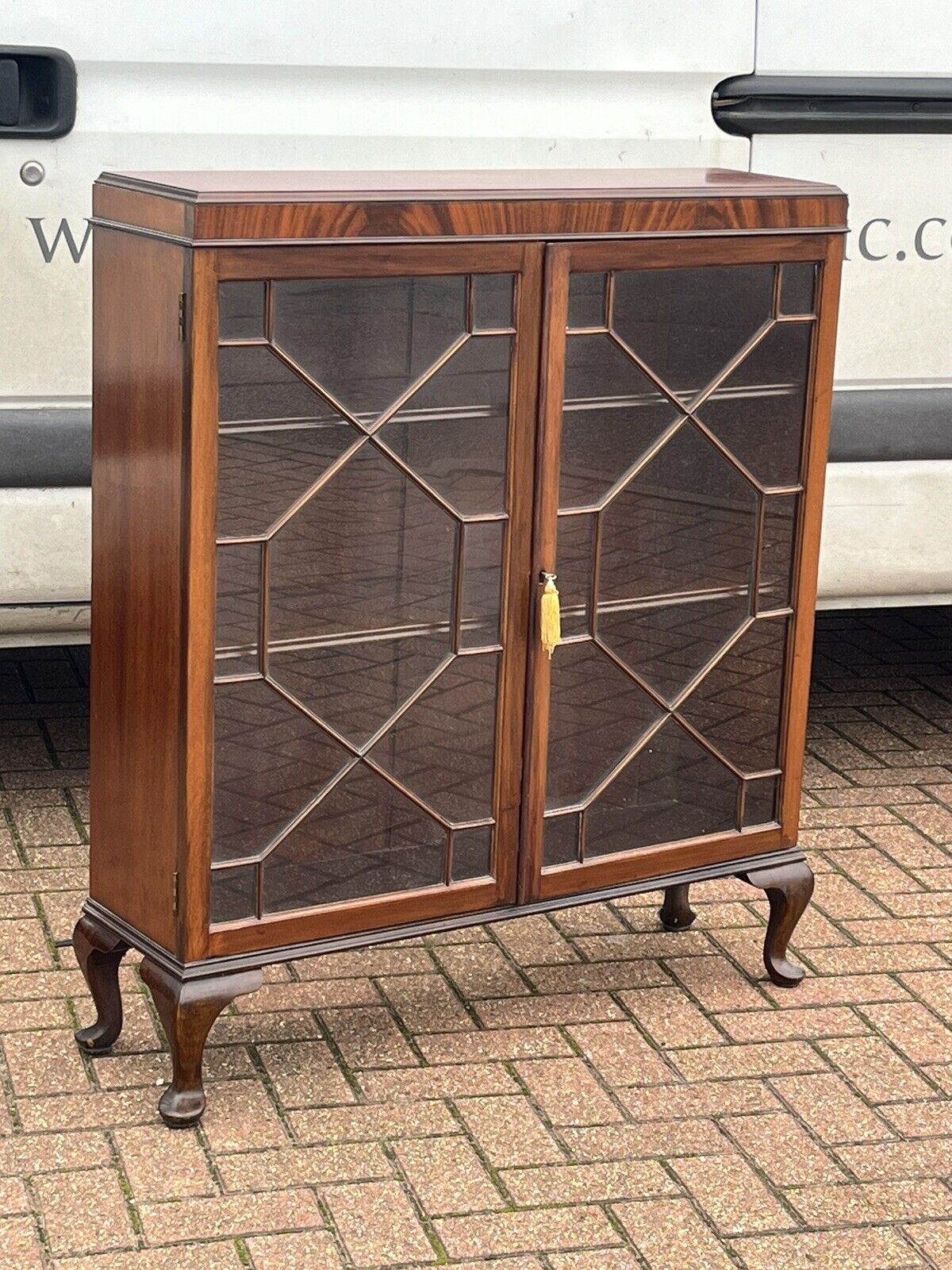 Mahogany Bookcase With Adjustable Shelves