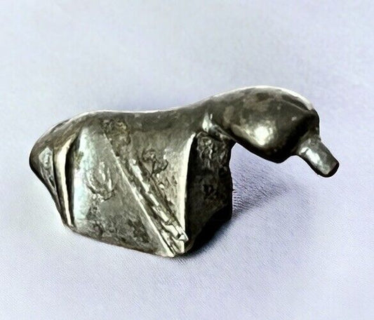Celtic White Metal Model Of A Bird, Appropriately 1500 Years Old