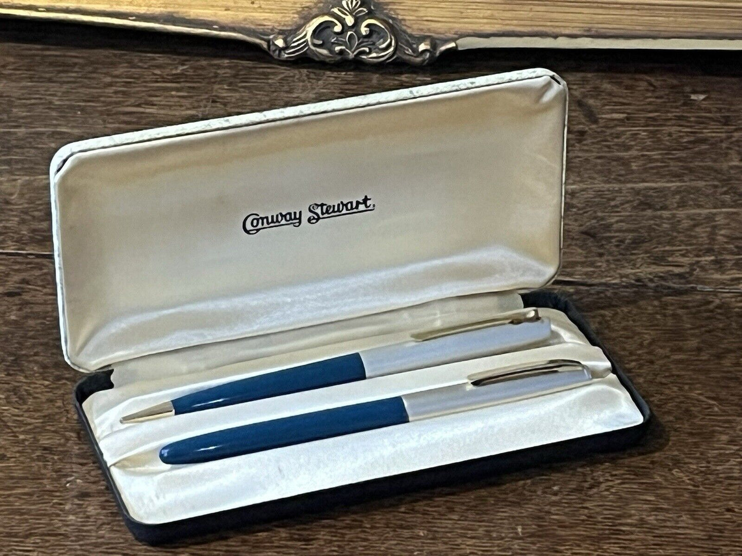 Conway Stewart Boxed Fountain Pen & Pencil Set In Original Box