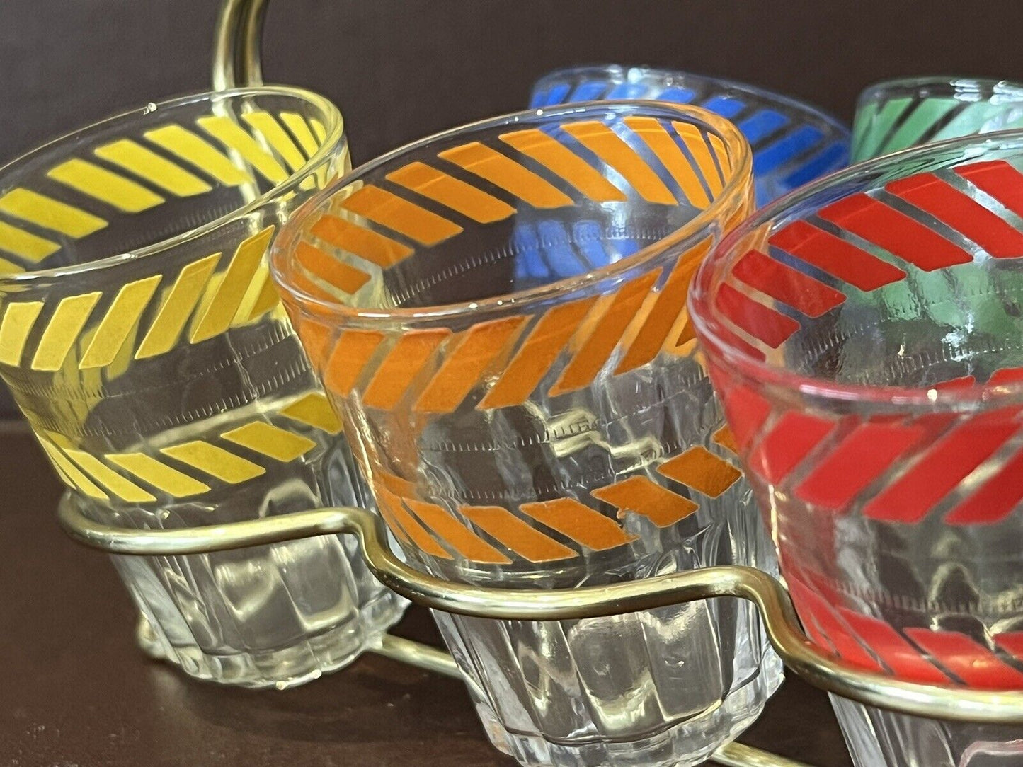 Mid Century Bar Shot Glasses
